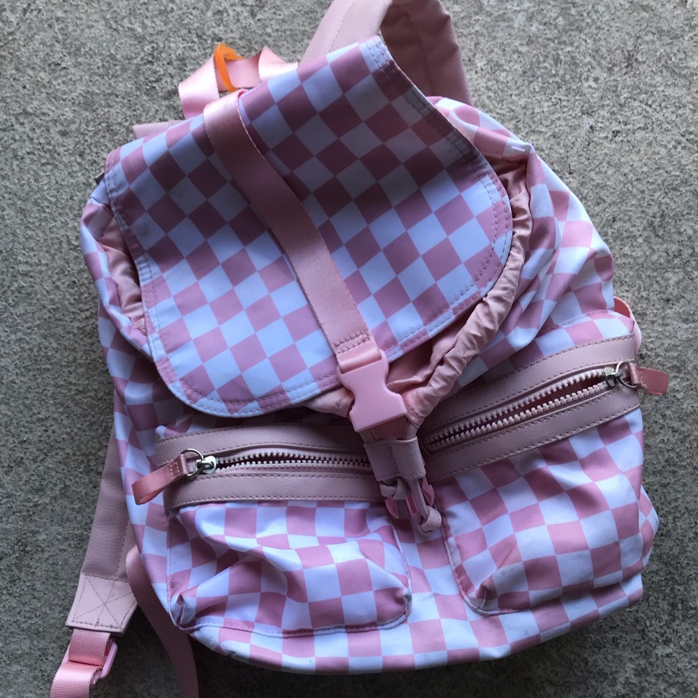 SOLD Vans Gamer girl Egirl Pink Checkered Backpack